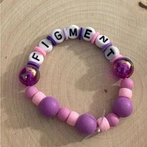 Disney Parks EPCOT “Figment” Inspired Beaded Friendship Bracelet- Cute
